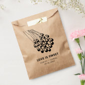 Gestormde peacock Feather Modern Wedding Bedankzakje (Gezegeld)