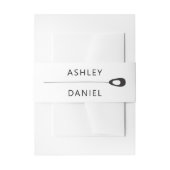 Gestormde peacock Feather Modern Wedding Uitnodigingen Wikkel (Voorkant Voorbeeld)