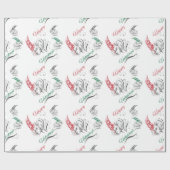 Gestormde Prettige feestdagen Cadeaupapier (Vlak)