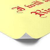 Gestormde rode Phoenix, ik zal altijd opnieuw stij Poster (Hoek)