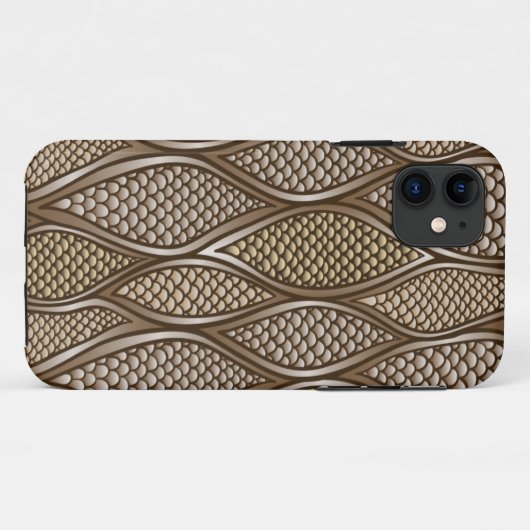 Gestormde slangenhuid Case-Mate iPhone case (Achterkant (horizontaal))