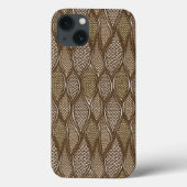 Gestormde slangenhuid Case-Mate iPhone case (Achterkant)