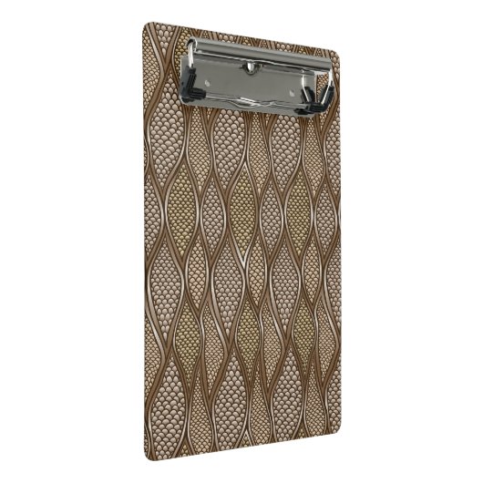 Gestormde slangenhuid mini klembord (Schuin)