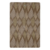 Gestormde slangenhuid mini klembord (Achterkant)