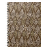Gestormde slangenhuid notitieboek (Voorkant)