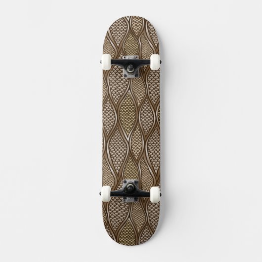 Gestormde slangenhuid skateboard (Voorkant)