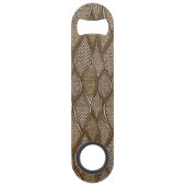 Gestormde slangenhuid speed flessenopener (Voorkant)