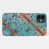 Gestormde Succulents Bleek Green iPhone 11 Hoesje (Achterkant (horizontaal))