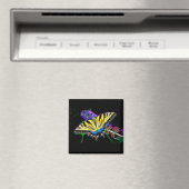 Gestormde "Swallowtail Butterfly"-speelkaarten Magneet (Insitu (Vaatwasser))