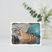 , gestormde uitnodigingen voor Bengal Tiger (Staand voorkant)