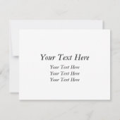 , gestormde uitnodigingen voor Bengal Tiger (Achterkant)