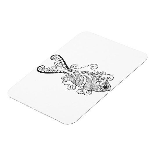 Gestormde vis magneet (Linkerzijde)