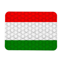 Gestormde vlag van Hongarije Magneet
