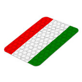 Gestormde vlag van Hongarije Magneet (Linkerzijde)