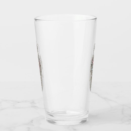 Gestormde vlinder glas (Links)