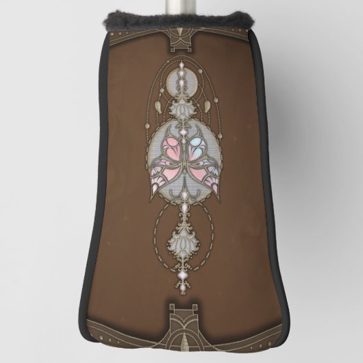 Gestormde vlinder golfheadcover (Draai 90)