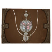 Gestormde vlinder groot cadeauzakje (Achterkant)