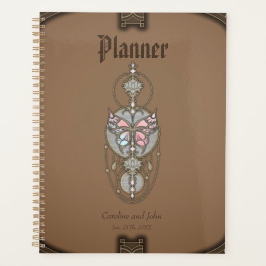Gestormde vlinder planner (Voorkant)