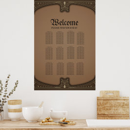 Gestormde vlinder poster