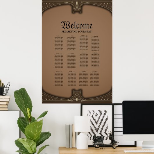 Gestormde vlinder poster (Thuiskantoor)