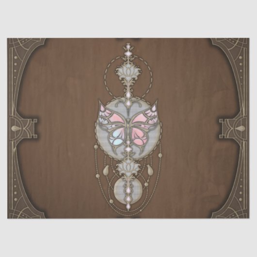 Gestormde vlinder tissuepapier (Voorkant)