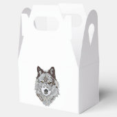 Gestormde Wolf Head Bedankdoosjes (Geopend)