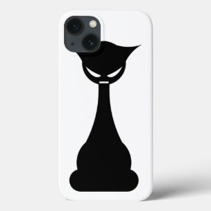 Gestormde zwarte kat Case-Mate iPhone case