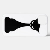 Gestormde zwarte kat Case-Mate iPhone case (Achterkant (horizontaal))