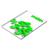 Gestorte cijfers notitieboek (Linkerzijde)