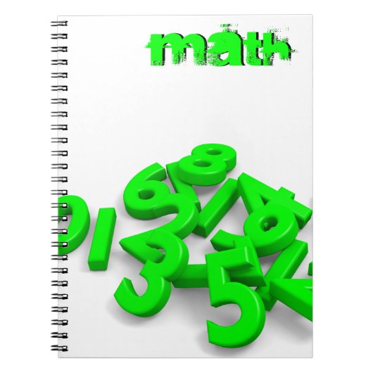 Gestorte cijfers notitieboek (Voorkant)