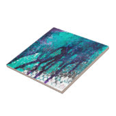 Gestorte inkten tegeltje (Zijkant)