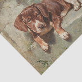 Gestorte Siesta door Carl Reichert Tissuepapier (Detail)