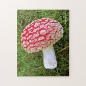 Gestorven Agaric/Amanita Muscaria Red Mushroom Legpuzzel (Verticaal)
