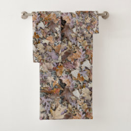 Gestorven bladeren bad handdoek