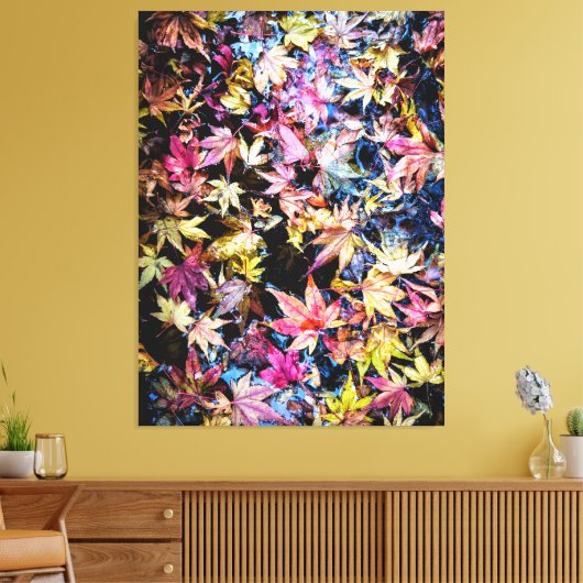 Gestorven bladeren canvas afdruk (Insitu (Woonkamer))