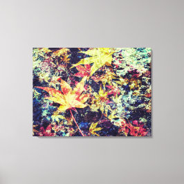 Gestorven bladeren canvas afdruk