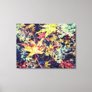 Gestorven bladeren canvas afdruk