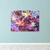 Gestorven bladeren canvas afdruk (Insitu (Houten vloer))