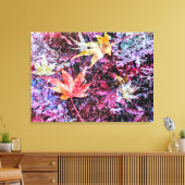 Gestorven bladeren canvas afdruk (Insitu (Woonkamer))