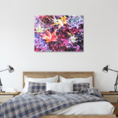 Gestorven bladeren canvas afdruk (Insitu (Slaapkamer))