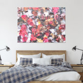 Gestorven bladeren canvas afdruk (Insitu (Slaapkamer))