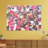 Gestorven bladeren canvas afdruk (Insitu (Woonkamer))
