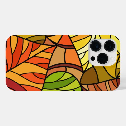 Gestorven bladeren iPhone hoesje (Achterkant horizontaal)