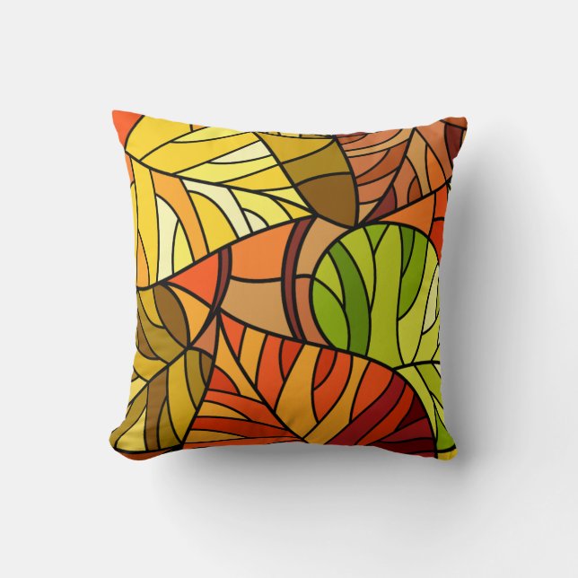 gestorven bladeren kussen (Voorkant)