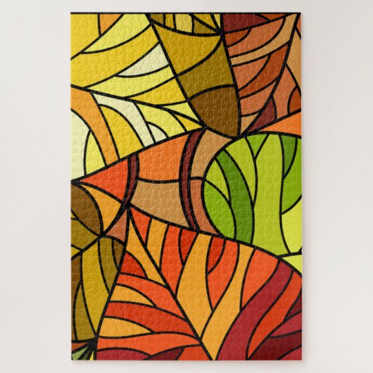 gestorven bladeren legpuzzel (Verticaal)