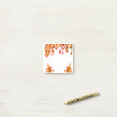 Gestorven bladeren post-it® notes (Op bureau)