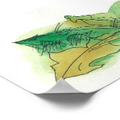 Gestorven bladeren poster (Hoek)