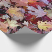 Gestorven herfstbomen cadeaupapier (Hoek)