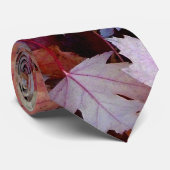 Gestorven herfstbomen stropdas (Opgerold)