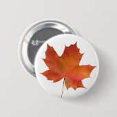 Gestorven Leaf 01 Ronde Button 5,7 Cm (Voorkant /achterkant)